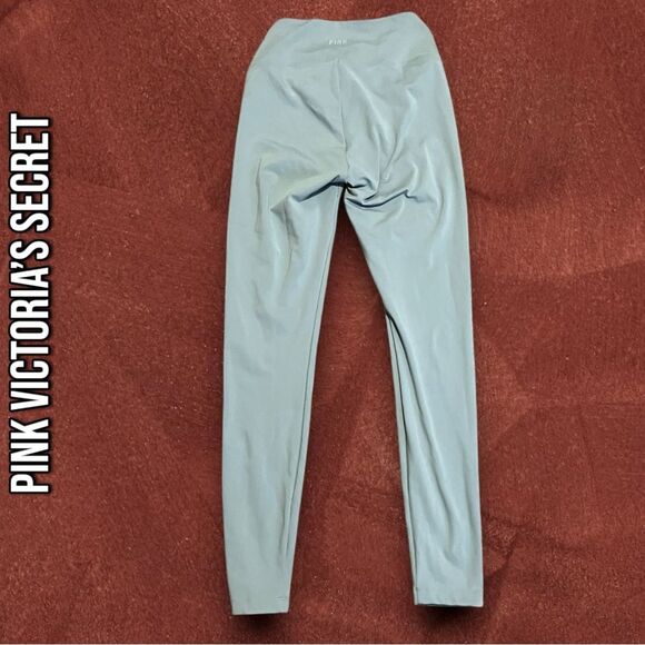Preowned PINK Victoria’s Secret Ruched High-Waist Leggings - Size Small - Picture 7 of 7